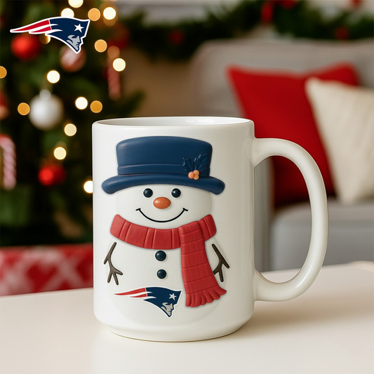 Premium NFL NE Santa Ceramic Mug V1 NMD TTV