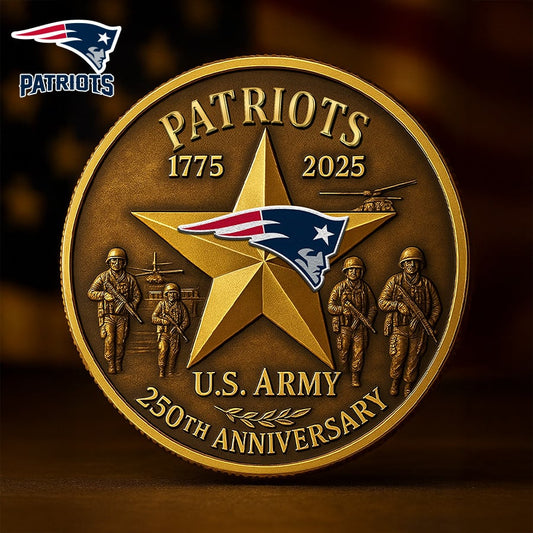 Premium NFL NE U.S Army Anniversary Coin V1 NMD NHM