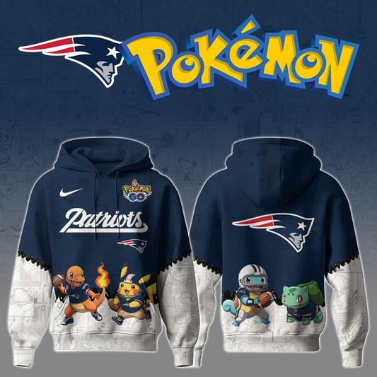 Premium NFL NE x Pokemon Hoodie V1 NMD TTV