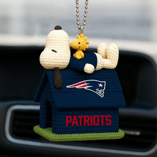 Premium NFL NE x SNP Knitted Car Ornament V8 NMD NHM