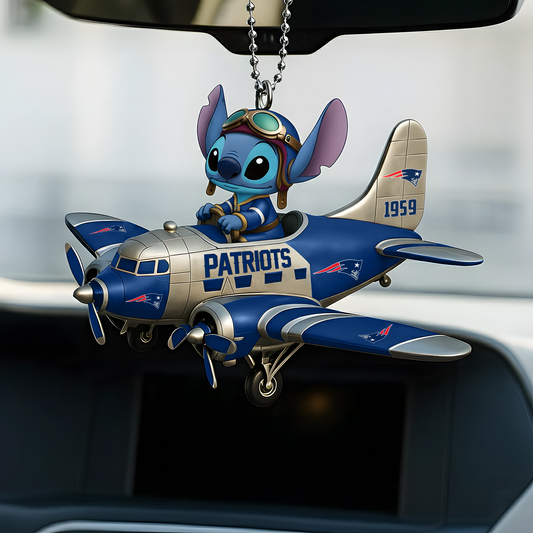 Premium NFL NE x ST Car Ornament V1 DatND DVT