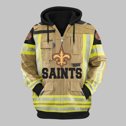 Premium NFL NO Firefighter Zip Hoodie V1 NMD TTV