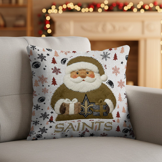 Premium NFL NO Santa Christmas Pillow V1 NMD TTV