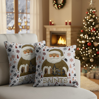 Premium NFL NO Santa Christmas Pillow V1 NMD TTV