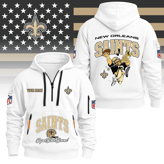 Premium NFL NO Super Bowl Hoodie Half Zipper V1 NMD TTV