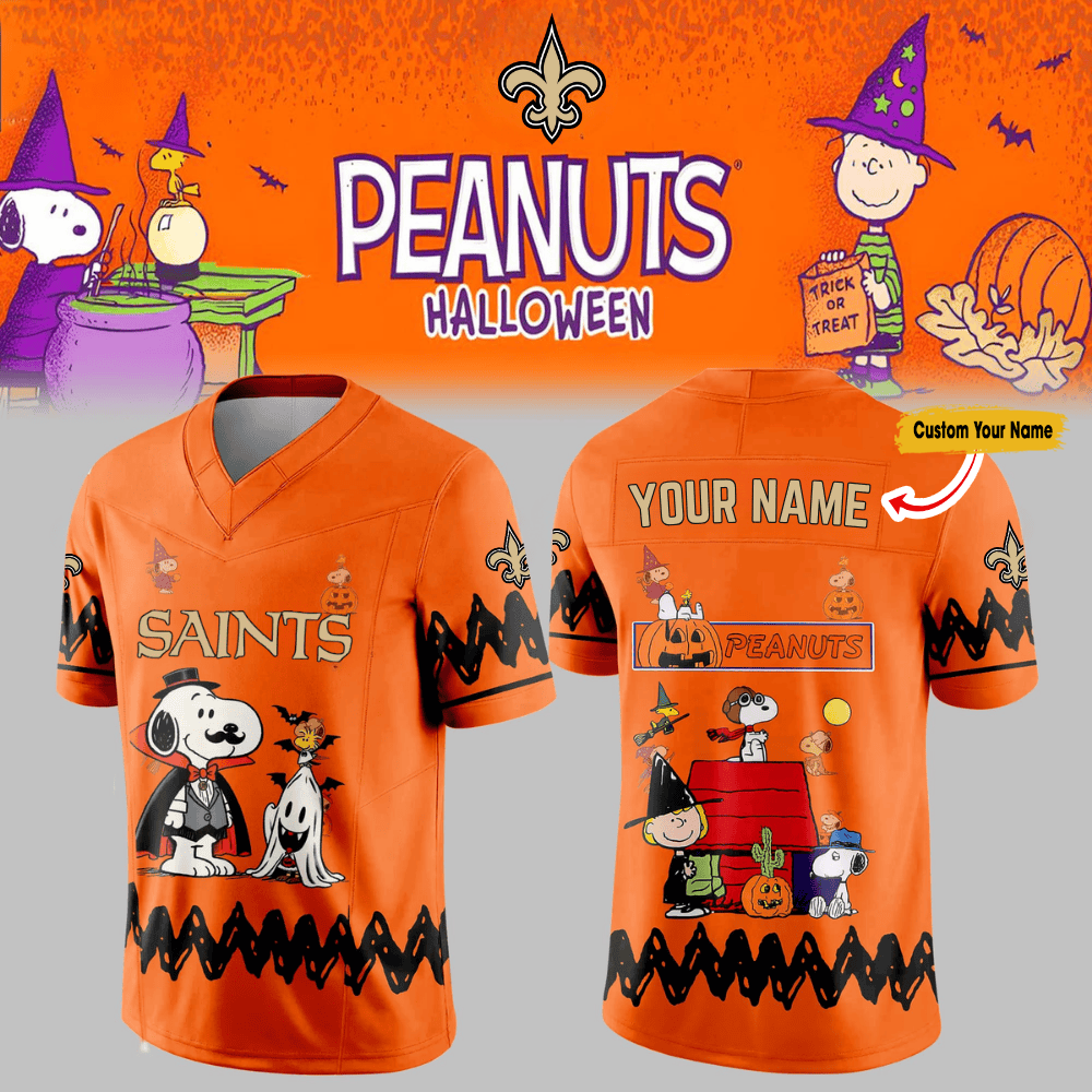 Premium NFL NO x PEA Halloween V-neck Short Sleeve Jersey V1 NMD TTV