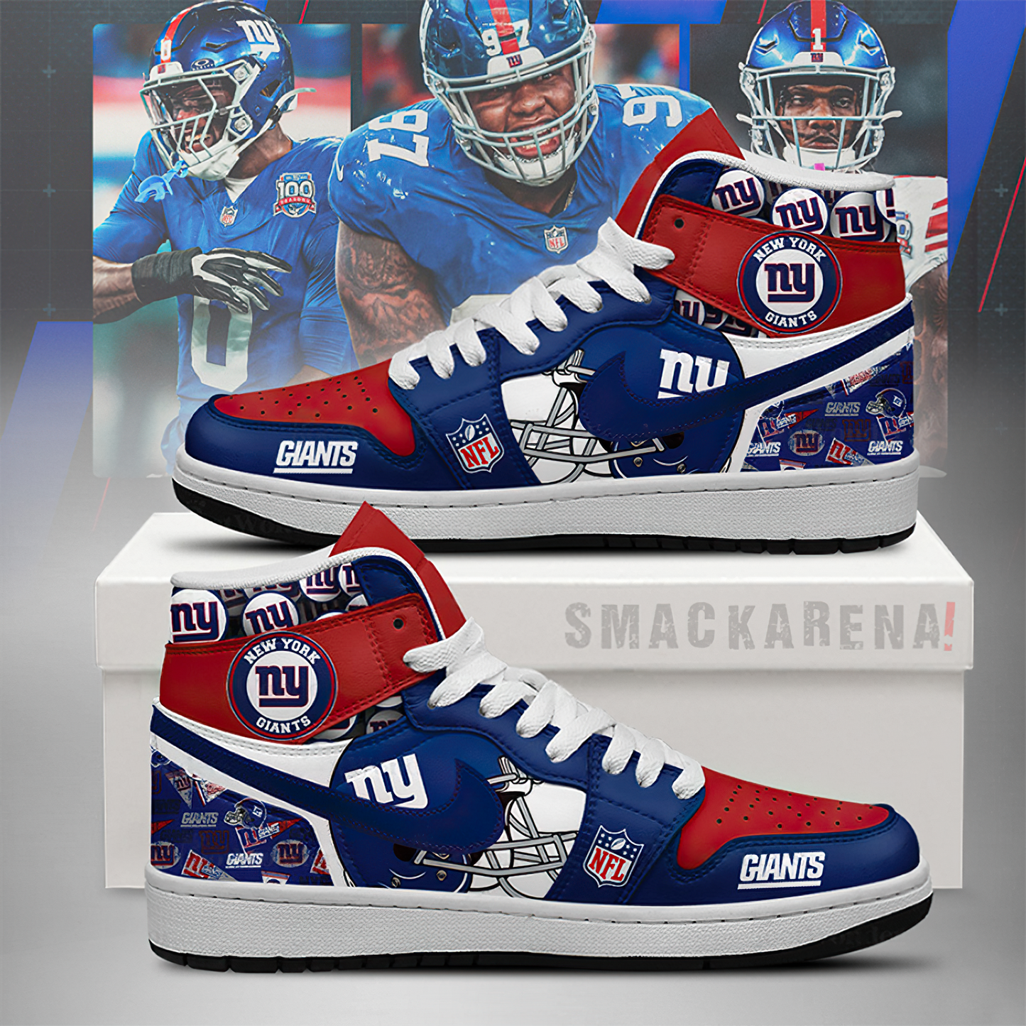 Premium NFL NYG Classic High-Top Sneaker V1 NMD 111125 TTV