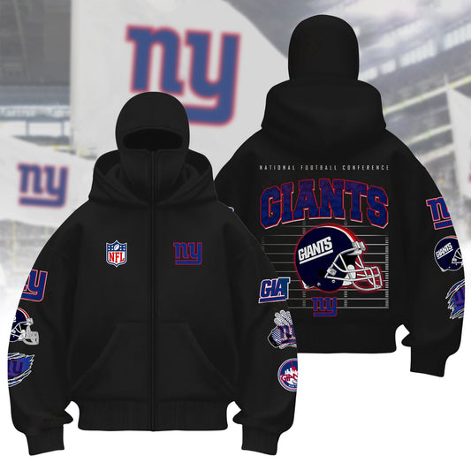 Premium NFL NYG Hoodie Balaclava V1 NMD NHM