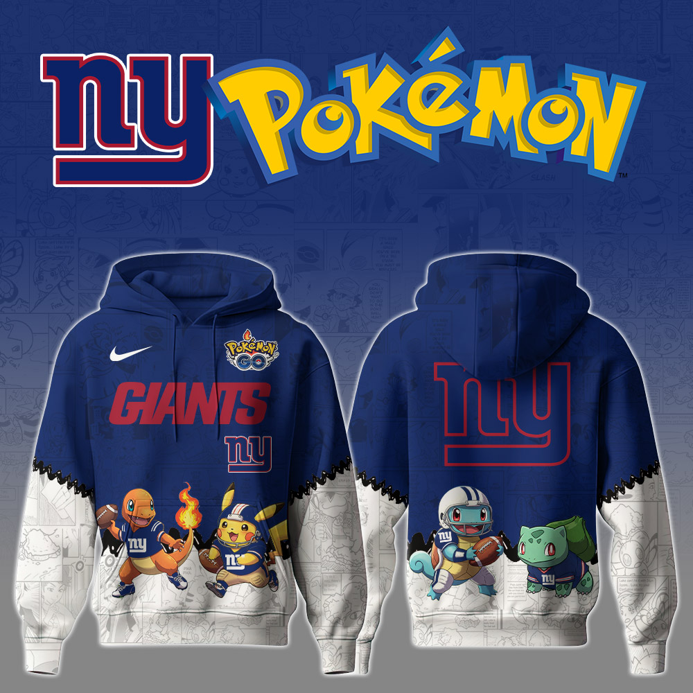 Premium NFL NYG x Pokemon Hoodie V1 NMD TTV