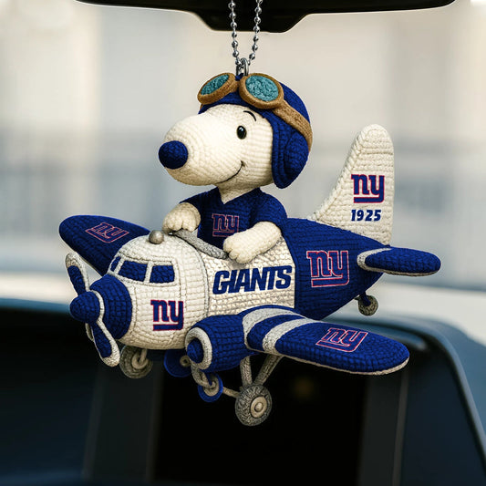 Premium NFL NYG x SNP Knitted Car Ornament V6 NMD NHM