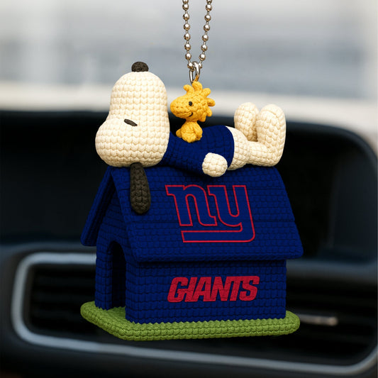 Premium NFL NYG x SNP Knitted Car Ornament V8 NMD NHM