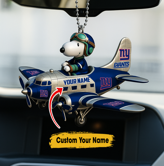 Premium NFL NYG x SNP Your Name Car Ornament V2 NMD TTV