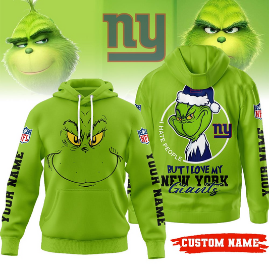 Premium NFL NYG x The Grinch Hoodie V1 NMD TTV