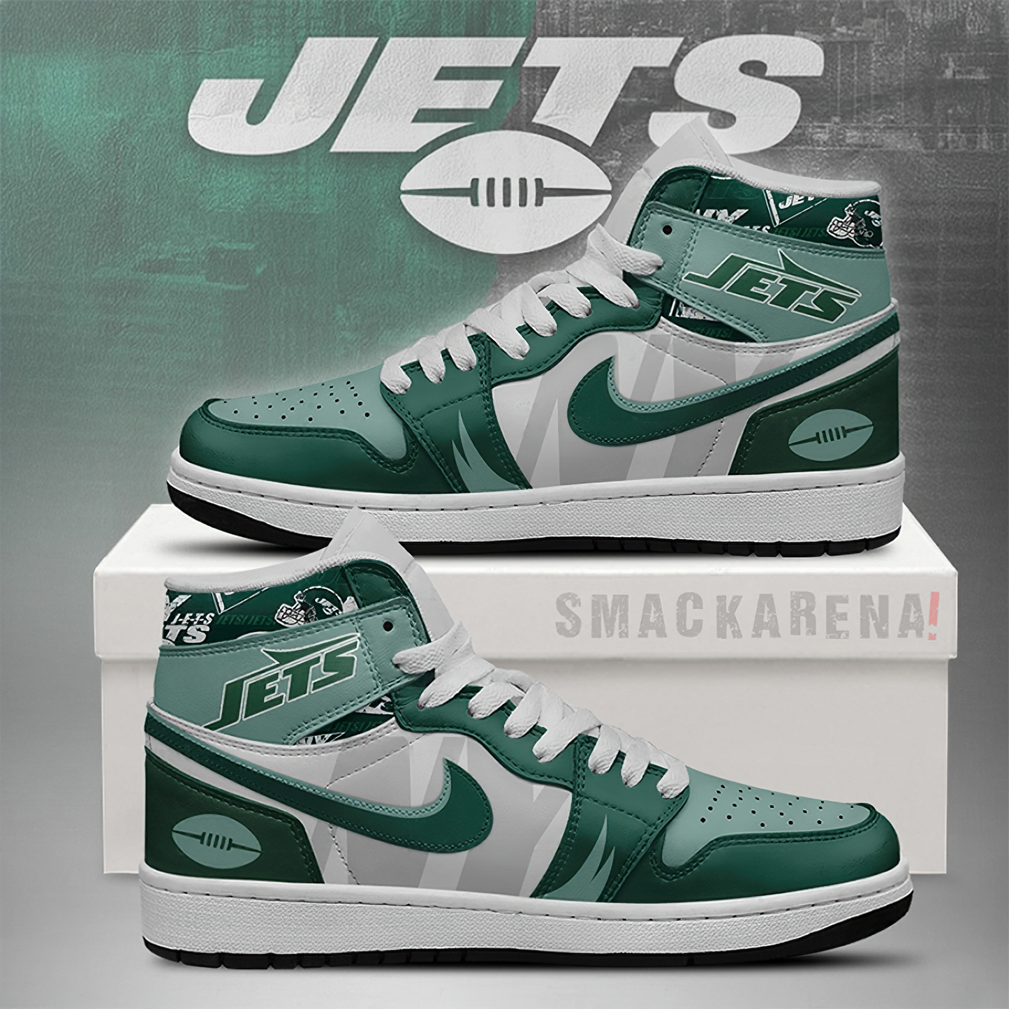 Premium NFL NYJ Classic High-Top Sneaker V1 NMD 111125 TTV