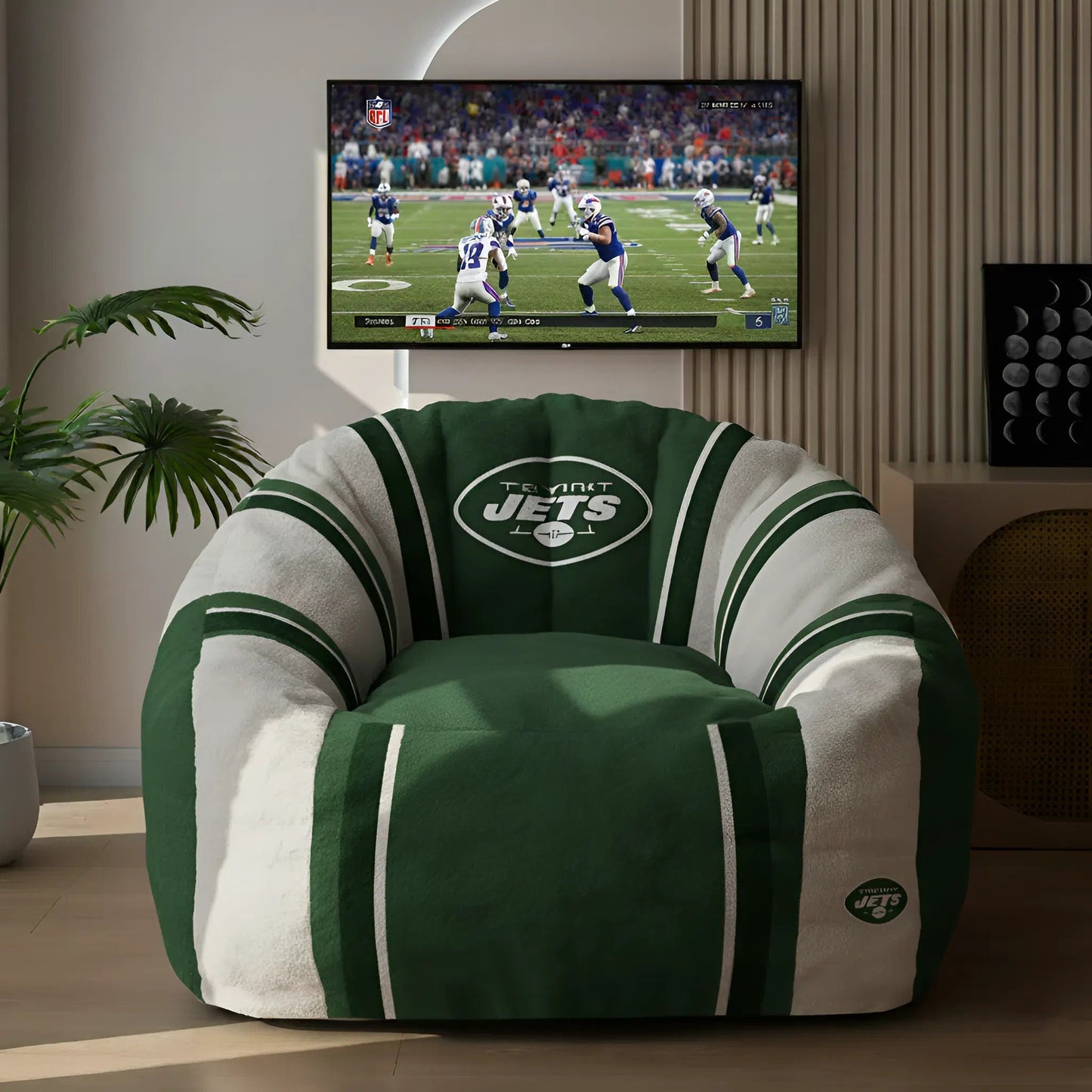 Premium NFL NYJ Lazy Sofa Chair V1 NMD NHM