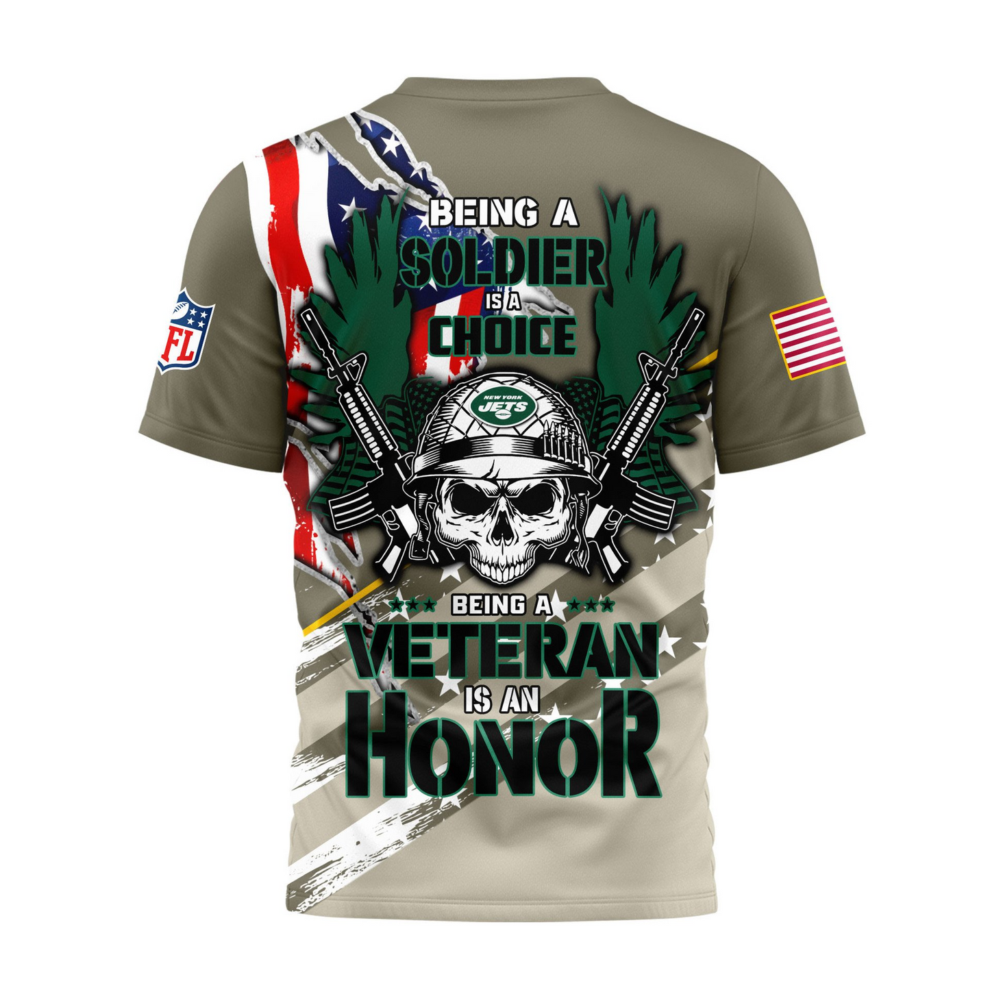Premium NFL NYJ Proud U.S. Veteran T-shirt V1 NMD TTV