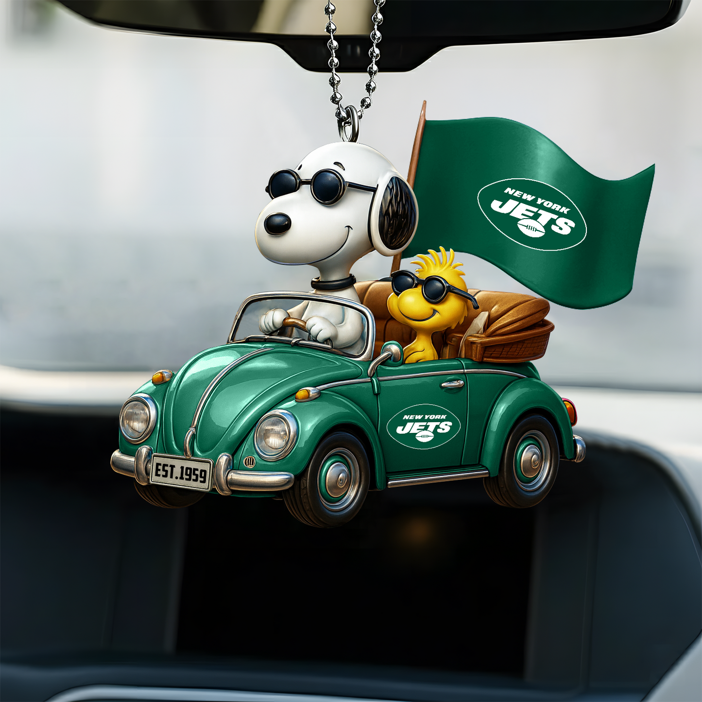 Premium NFL NYJ x SNP Car Ornament DatND DVT