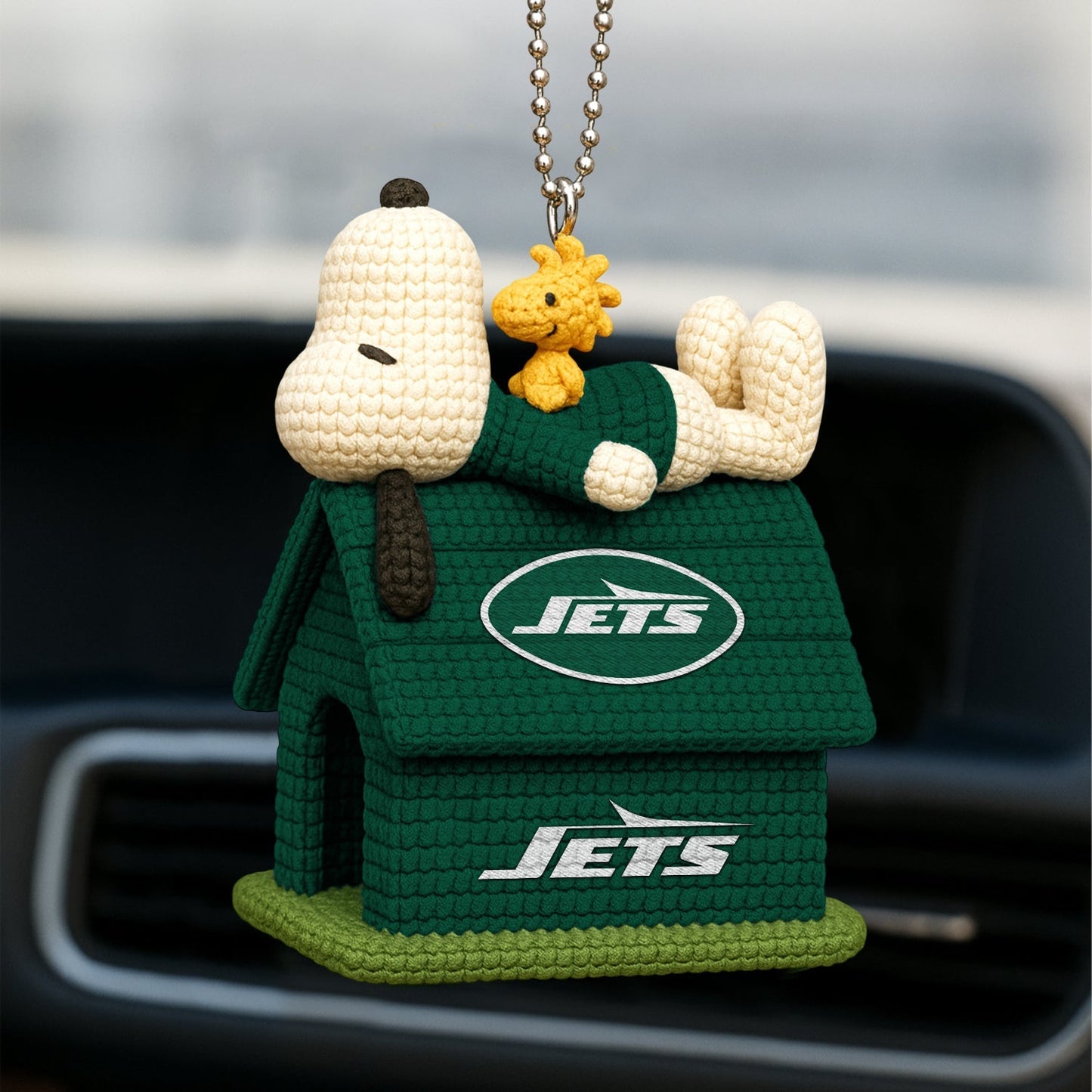 Premium NFL NYJ x SNP Knitted Car Ornament V8 NMD NHM