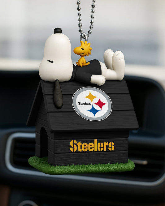 Premium NFL PIT x Snoopy Car Ornament V2 NMD NHM