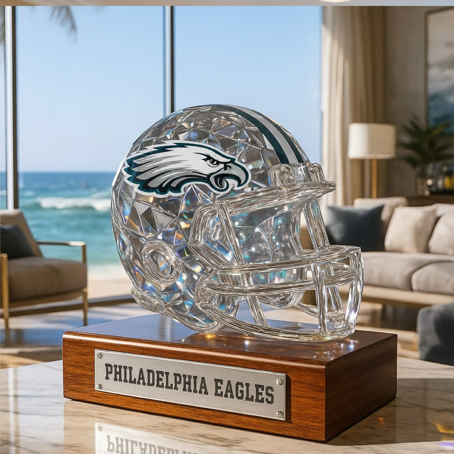 Premium NFL PE Crystal Style Desktop Ornament V1 NMD  TTV