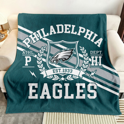 Premium NFL PHI Legacy Fleece Blanket V3 NMD TTV