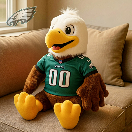 Premium NFL PHI Mascot Plush Pillow V1 NMD TTV