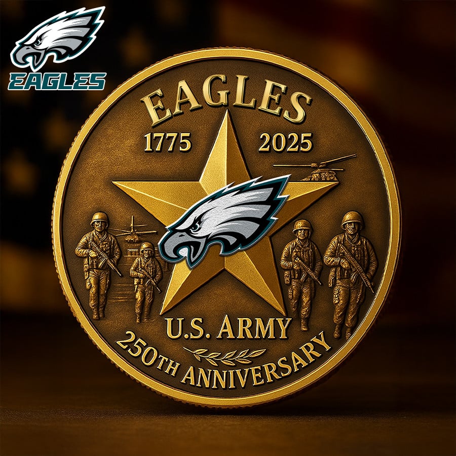 Premium NFL PHI U.S Army Anniversary Coin V1 NMD NHM