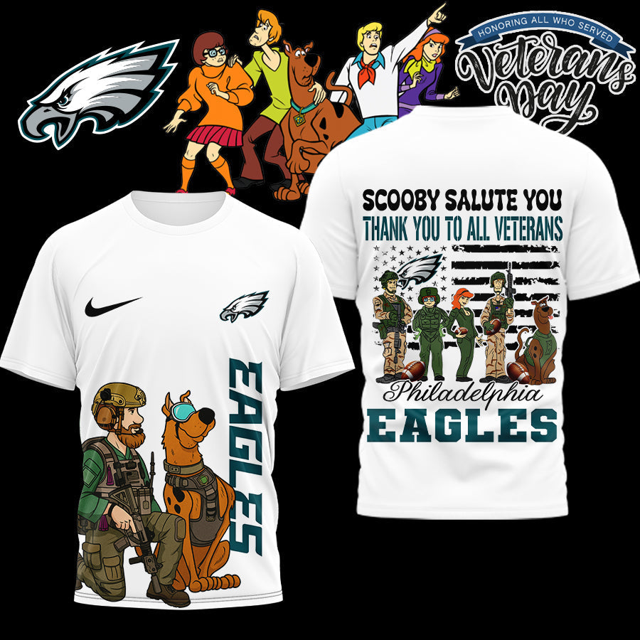 Premium NFL PHI x SCO Salute Veterans T-shirt V15 NMD NHM