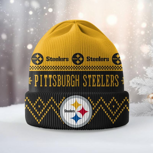 Premium NFL PIT Beanie Hat V1 NMD TTV