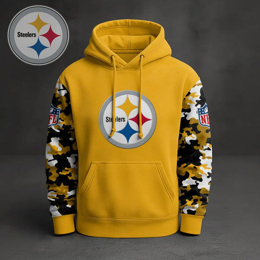 Premium NFL PIT Camo Arm Pullover Hoodie V1 NMD NHM
