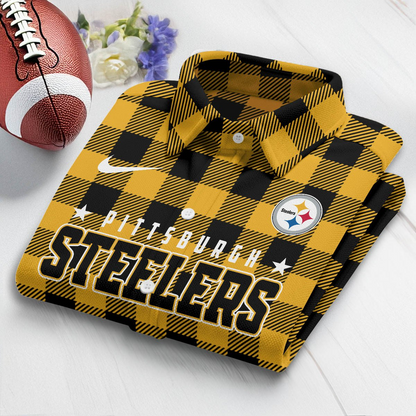 Premium NFL PIT Check Long-sleeve Casual Shirt V1 NMD TTV