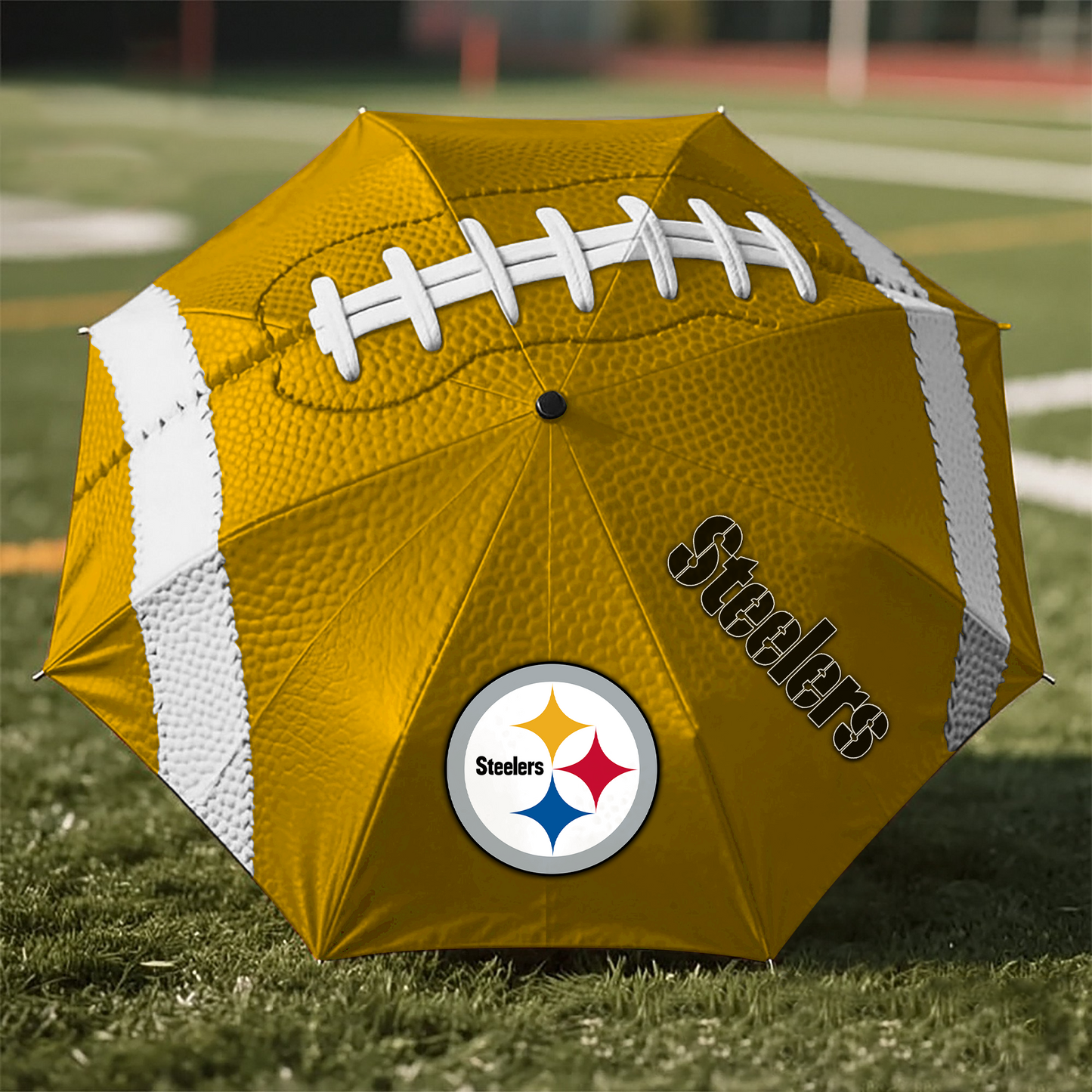 Premium NFL PIT Open Folding Umbrella V1 NMD TTV