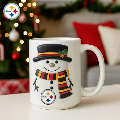 Premium NFL PIT Santa Ceramic Mug V1 NMD TTV