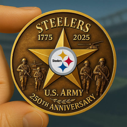 Premium NFL PIT U.S Army Anniversary Coin V1 NMD NHM