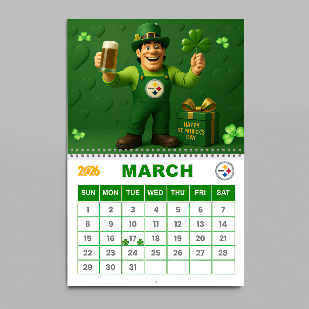 Premium NFL PIT Wall Calendar 2026 V1 NMD TTV