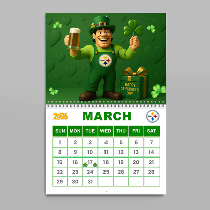 Premium NFL PIT Wall Calendar 2026 V1 NMD TTV