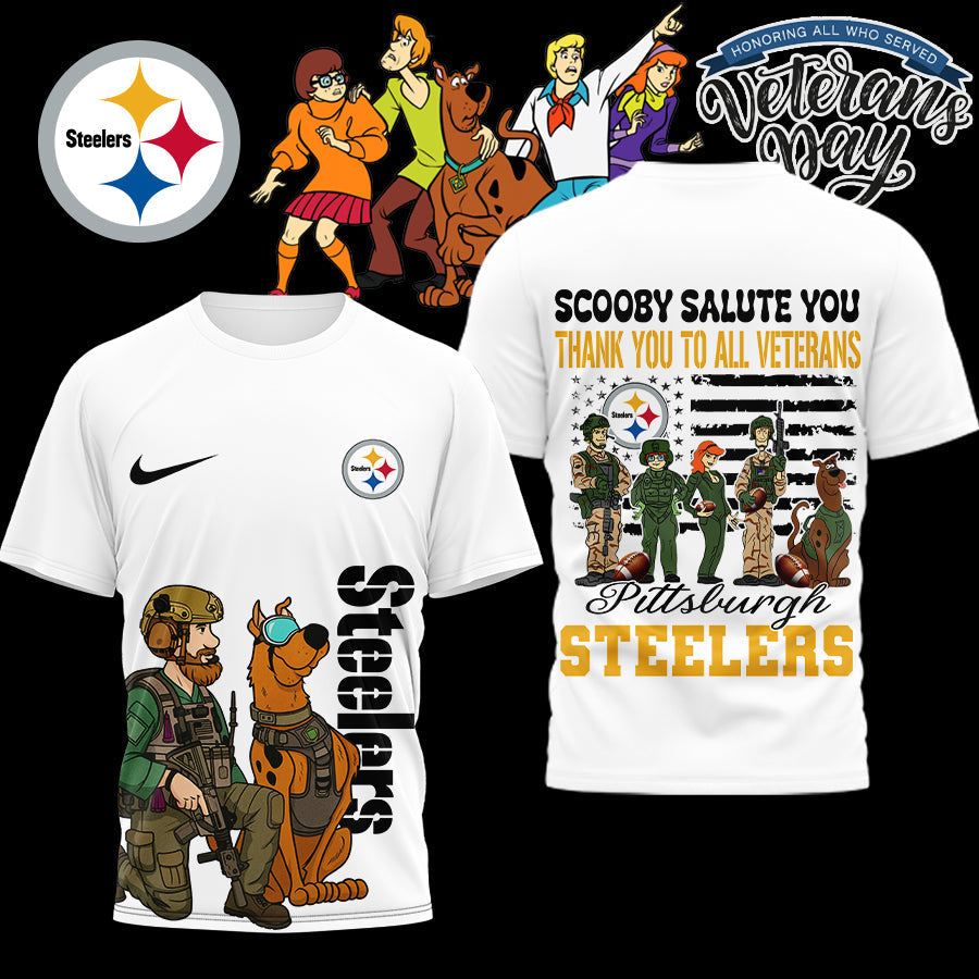 Premium NFL PIT x SCO Salute Veterans T-shirt V15 NMD NHM