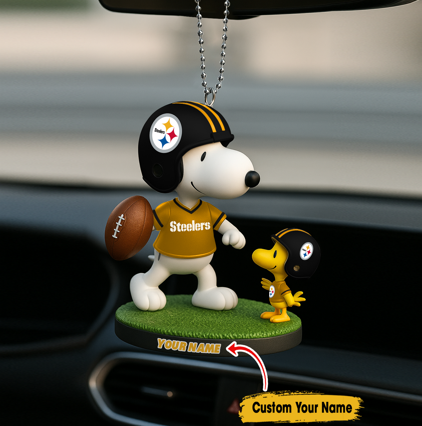 Premium NFL PIT x SNP Car Ornament V4 NMD TTV