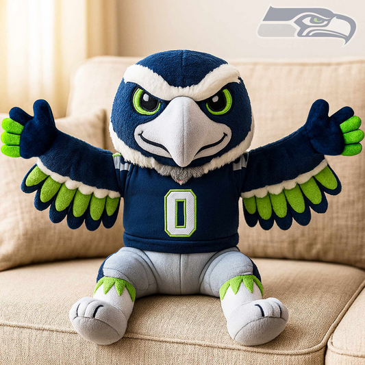 Premium NFL SEA Mascot Plush Pillow V1 NMD TTV