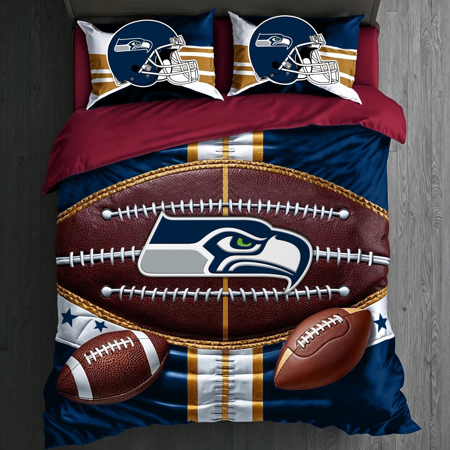 Premium NFL SEA Piece Bedding Set V1 NMD NHM