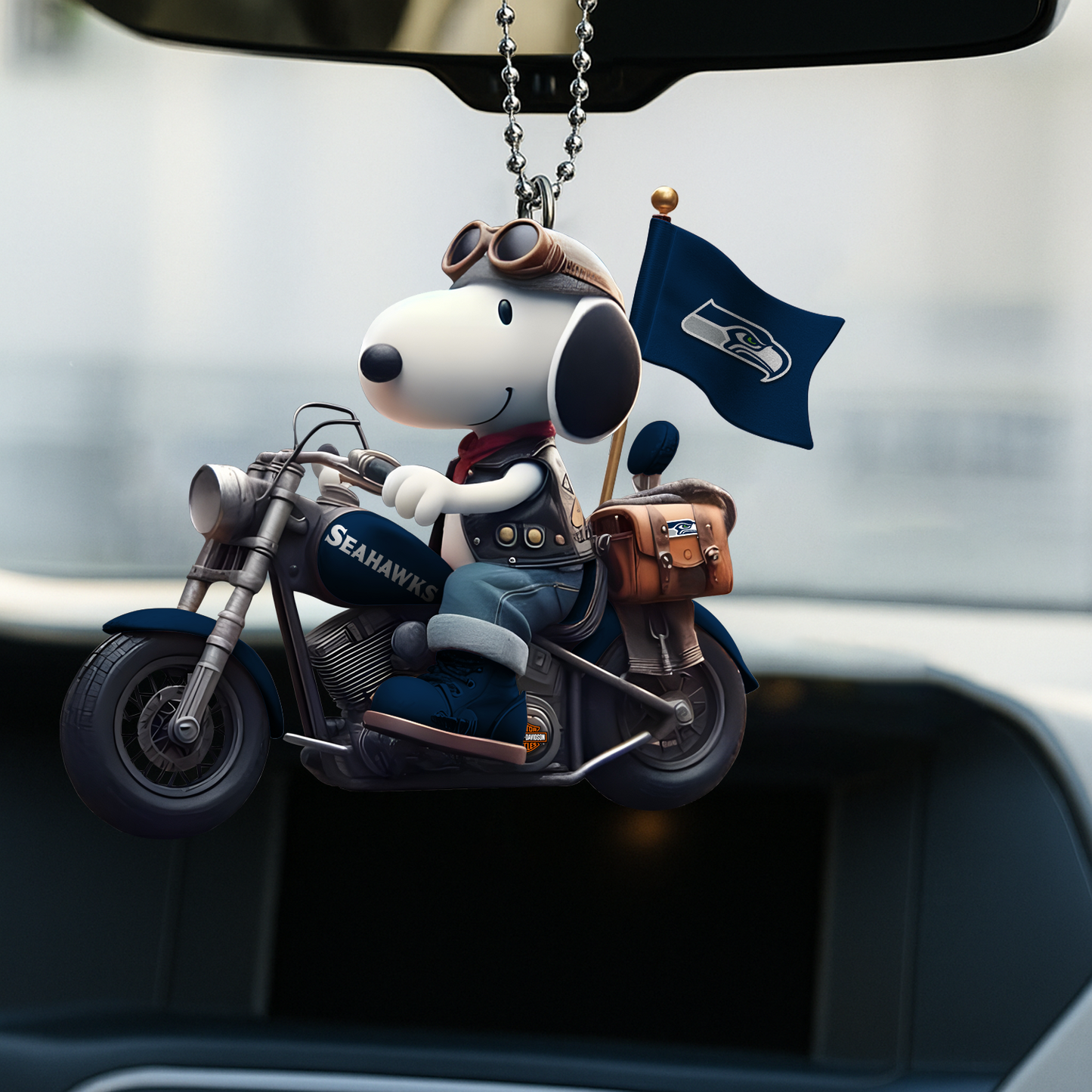 Premium NFL SEA x SNP Car Ornament DATND TANTD