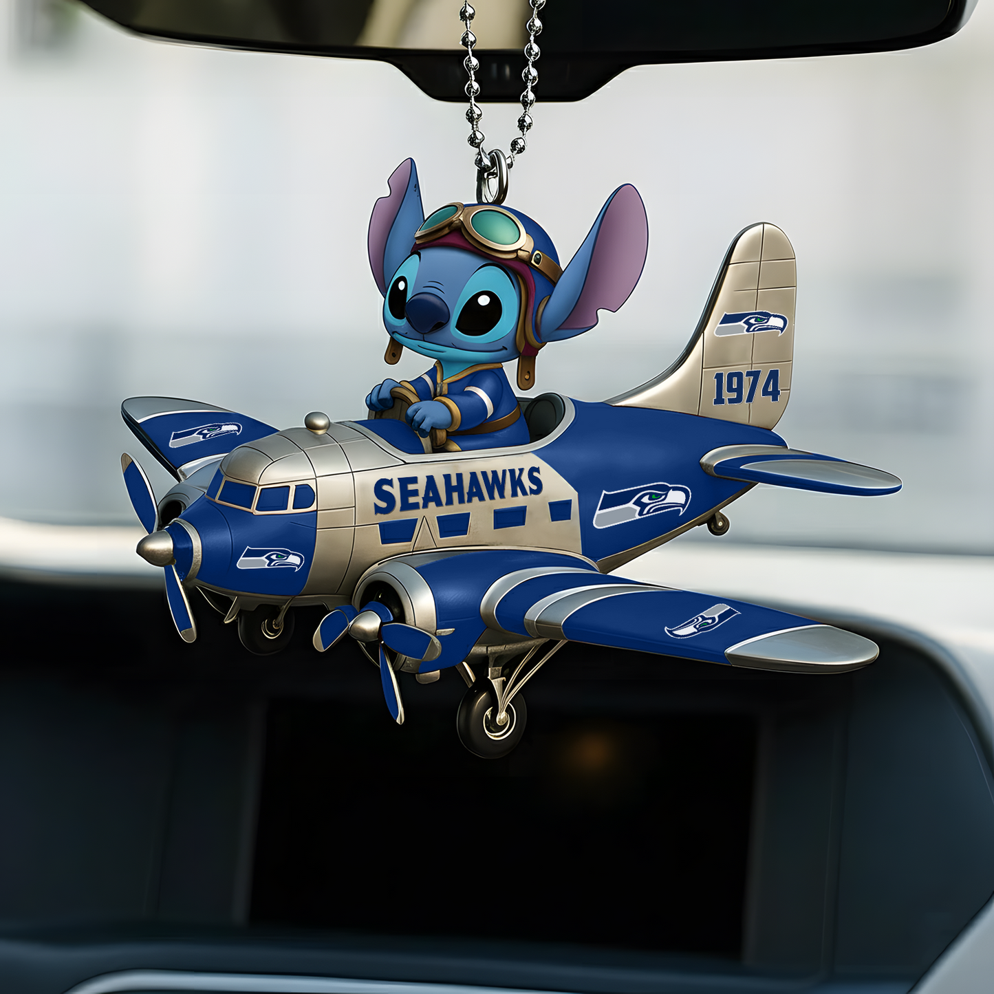 Premium NFL SEA x ST Car Ornament V1 DatND DVT