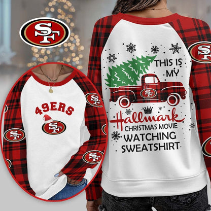 Premium NFL SF Cozy Round Neck Raglan Sleeve Sweatshirt V1 NMD NHM