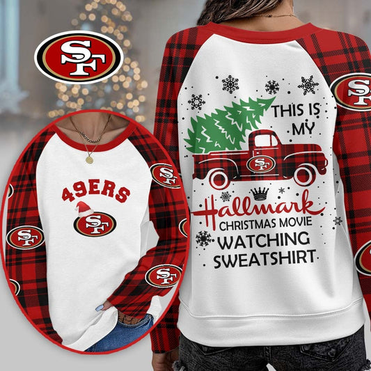 Premium NFL SF Cozy Round Neck Raglan Sleeve Sweatshirt V1 NMD NHM