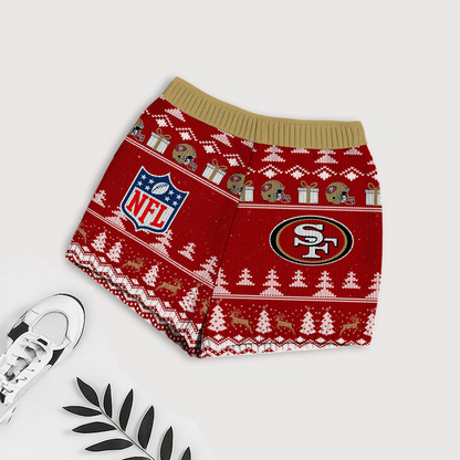 Premium NFL SF Holiday Sweatshirt & Shorts Set V1 NMD TTV