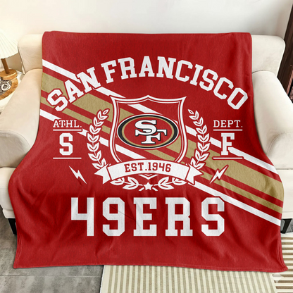 Premium NFL SF Legacy Fleece Blanket V3 NMD TTV