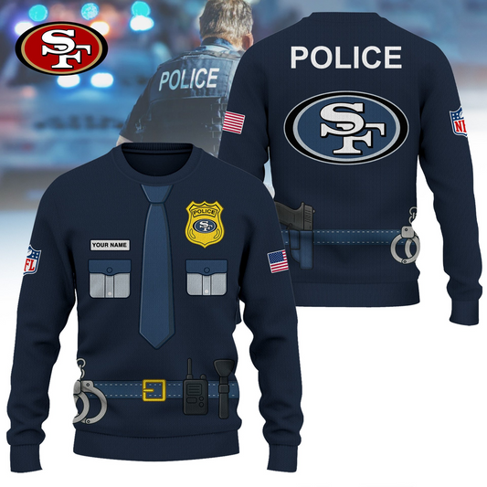 Premium NFL SF Police Office Costume Shirt V1 NMD TTV