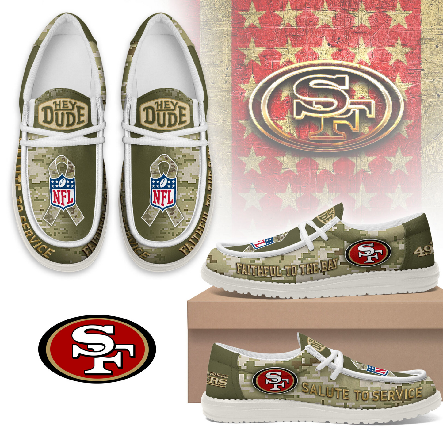 Premium NFL SF Salute to Service Loafer V2 NMD TTV