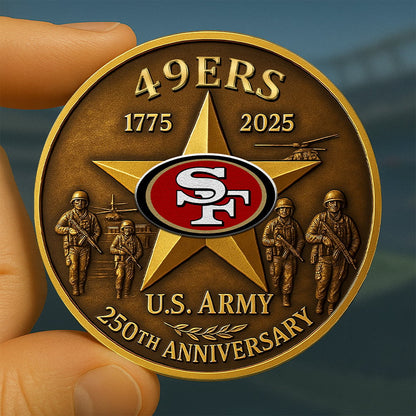 Premium NFL SF U.S Army Anniversary Coin V1 NMD NHM