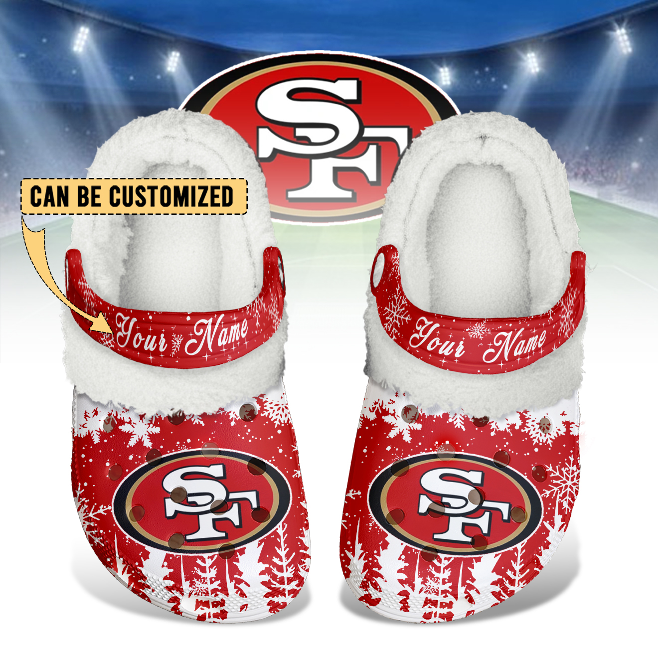 Premium NFL SF Winter Fleece Clogs V1 NMD TTV